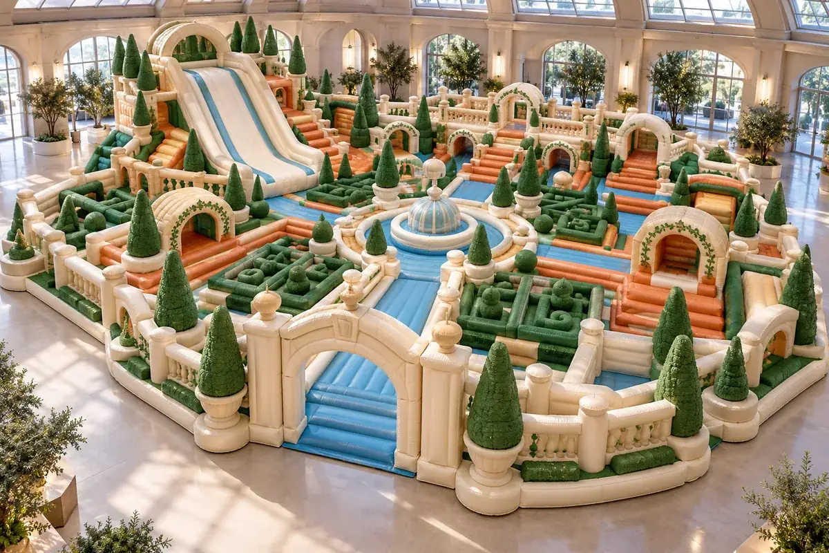 Grand Garden Discovery Park, AG-INF-ITA-001 — Italian Renaissance Gardens inflatable concept visualisation