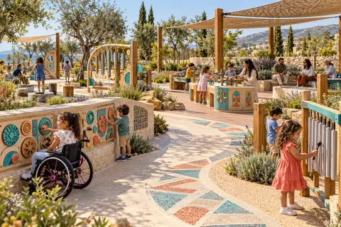 Patterns and Sound Garden — original AG Active Play concept visualisation; technical review pending.